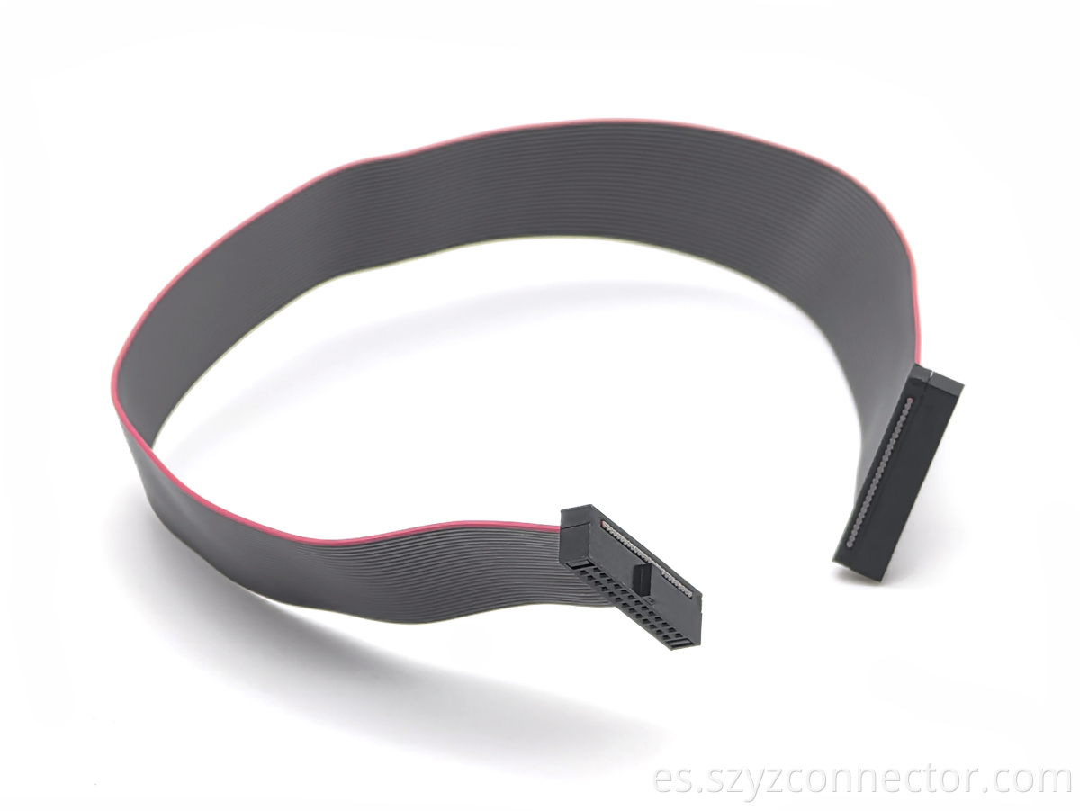 Flat Cable Connecting Wire Red Edge